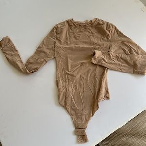 SKIMS long sleeve body suit S